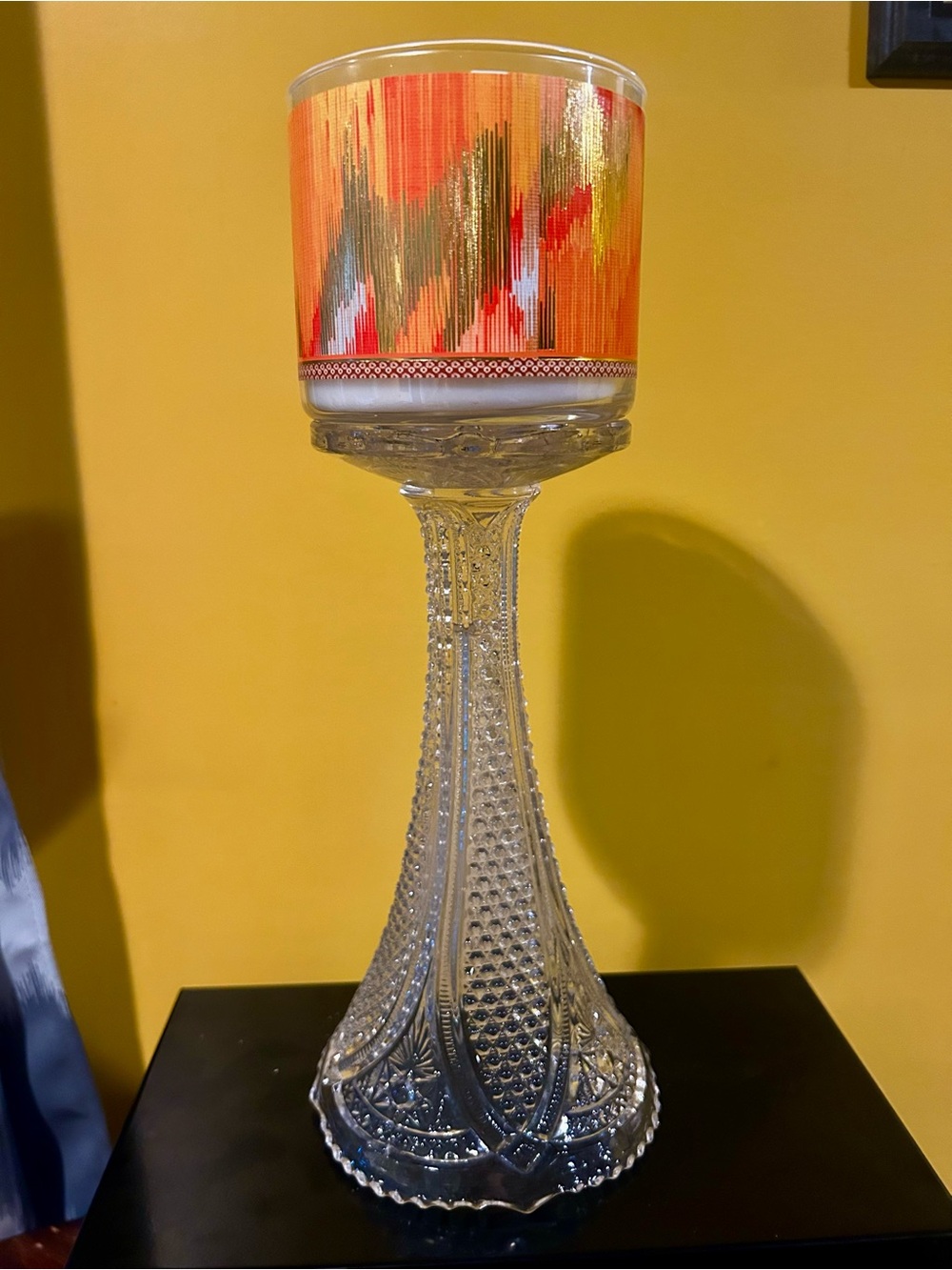 Multipurpose Glass Pedestal Candle Holder / Vase Vessel Timeless Decor GIFT